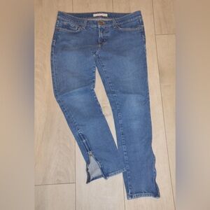 J Brand Classic Zipper Cuff Denim Jeans